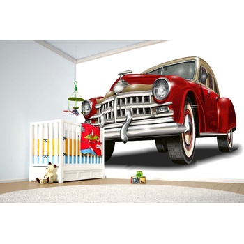 DIMEX ART Самозалепваща се флизелинова фототапета капак на ретро кола 375 x 250 см