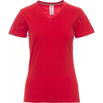 Dámské tričko V-NECK LADY červená