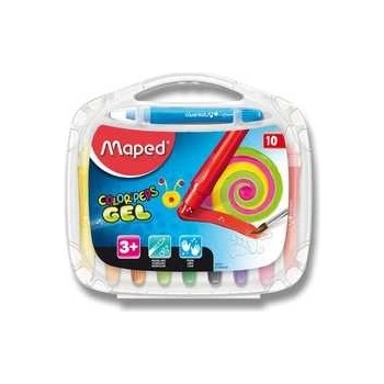 Maped "Color`Peps GEL" voskovky vysúvateľné 10 rôznych farieb