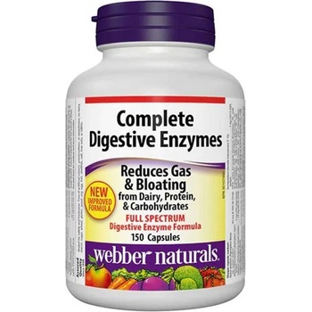 Webber Naturals Complete Digestive Enzymes, 150 капсули, Webber Naturals
