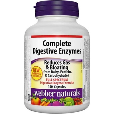 Webber Naturals Complete Digestive Enzymes, 150 капсули, Webber Naturals