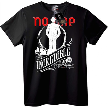 NOONEBRAND Тениска Невероятен Г-н Страхотен - 6XL, Black