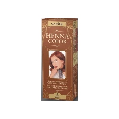 Venita Henna Color barvící balzám na vlasy 8 Ruby 75 ml