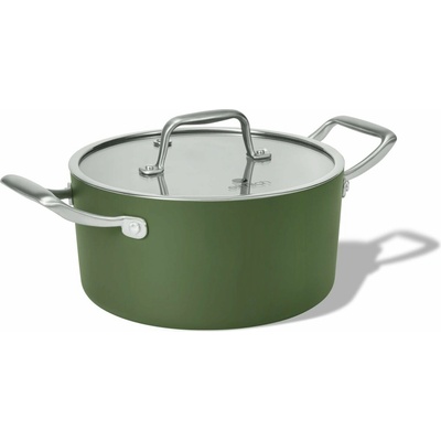 Elmich Nepřilnavý keramický hrnec Vital 18 cm 2 l olivově zelená