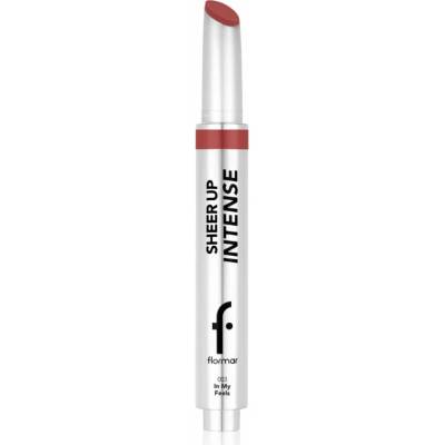 flormar Sheer Up Intense Lipstick hydratační rtěnka s perleťovým leskem 003 In My Fls 19 g