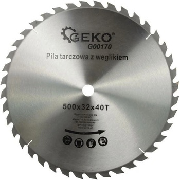 GEKO Kotouč řezný do dřeva 500x32x40T