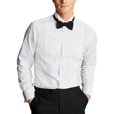 Wing Collar Marcella Bib Tuxedo Shirt - Slim fit | 41 | 86 (Стандартен) Официална black tie риза с wing collar яка Празнични