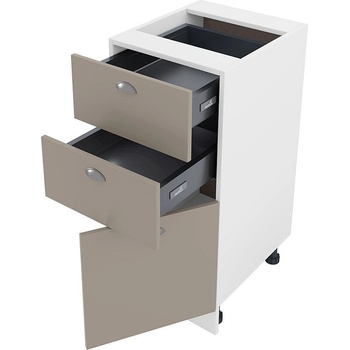 ИРИМ Долен кухненски шкаф Сити БФ-Капучино мат-11-53 десен 40 см