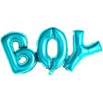 Party Deco Фолиев Надпис "Boy'', Син, 67x29см (FB8M-001)