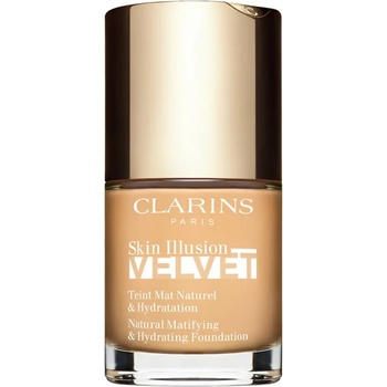 Clarins Skin Illusion Velvet течен фон дьо тен с матов завършек с подхранващ ефект цвят 105N 30ml