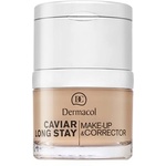 Dermacol Caviar Long Stay Make-Up & Corrector фон дьо тен с екстракт от хайвер и коректор за несъвършенства 1 Pale 30 ml