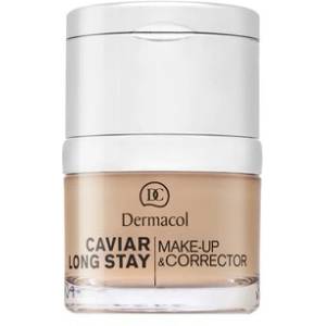 Dermacol Caviar Long Stay Make-Up & Corrector фон дьо тен с екстракт от хайвер и коректор за несъвършенства 1 Pale 30 ml