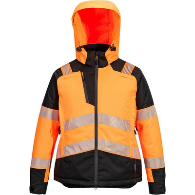 Portwest T162 PW3 Hi-Vis Dámska zimná reflexná bunda žltá/čierna