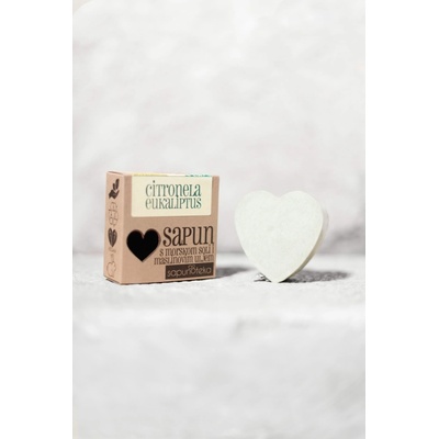 Sapunoteka Soap Sea Salt Citronella & Eucalyptus mýdlo 125 g
