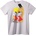 NOONEBRAND Тениска цветен карикатурен герой - XL, White