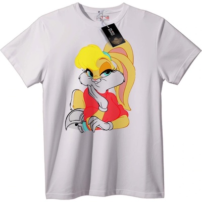 NOONEBRAND Тениска цветен карикатурен герой - XL, White