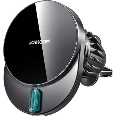 JOYROOM Магнитна поставка за телефон за автомобил със зарядно Joyroom JR-ZS409, 15W, черна (JR-ZS409)