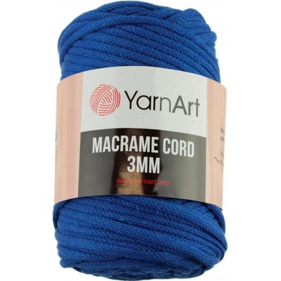 Macrame Cord 3 mm 772 nám.modrá YarnArt