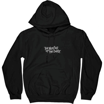 Iron Maiden mikina Number Of The Beast One Colour BP Black – Zboží Dáma