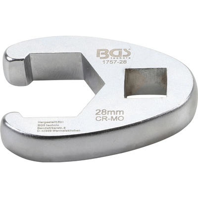 BGS Technic Plochý otvorený kľúč 12,5 mm 1/2" 28 mm BGS 1757-28