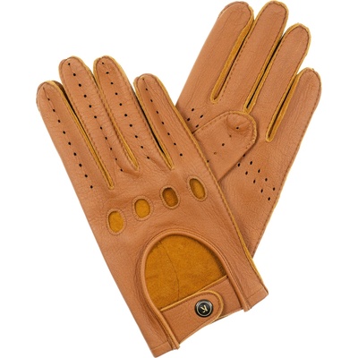 Kreibich Pánské rukavice řidičské koňak