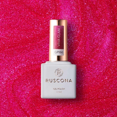Ruscona gel lak VIVA GLAM 166 11 ml