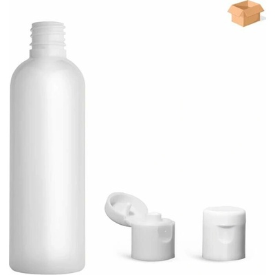Via Plastová lahvička bílá s bílým dávkovacím víčkem 100 ml 400 ks