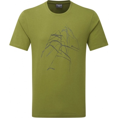 Montane pánské triko Abstract T-Shirt Alder Green