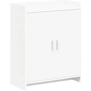 vidaXL Шкаф за обувки Бяло 73, 5 x 36 x 92 см Инженерна дървесина (8011307)