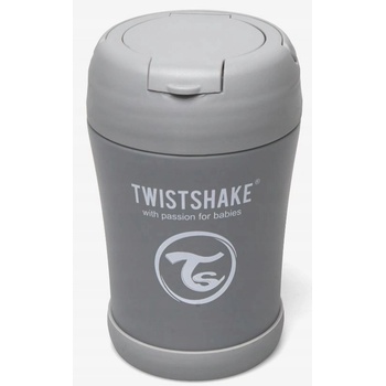 Twistshake Termoska na jídlo 350 ml šedá