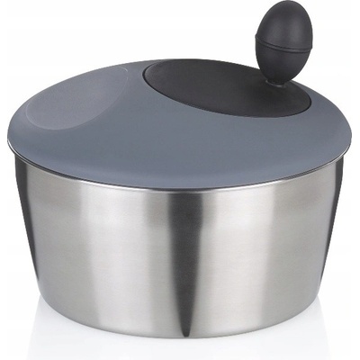 Odstredivka na šalát Romy nerez 18/10 stříbrná matná 12,0cm 24,5cm 4,0l