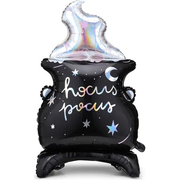 Image 1 of PartyDeco Фолиев балон - Halloween Cauldron Hocus Pocus 64, 5 x 109, 5 cm