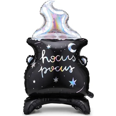 PartyDeco Фолиев балон - Halloween Cauldron Hocus Pocus 64, 5 x 109, 5 cm
