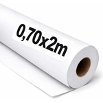 OFITURIA Kraft Paper White - Roll 0.70 × 2 m - 6 Rolls - Packaging Paper and Wrapping Paper - Craft Paper for DIY, Decoration and Sewing Patterns - Tear-Resistant and Easy to Cut - COM620 (COM620)