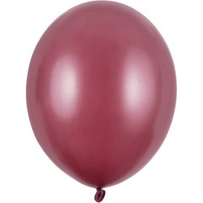 Party Deco Латексови Балони Металик, Бордо 30см (sb14m-082c)