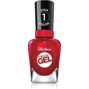 Sally Hansen Miracle Gel гел лак за нокти без използване на UV/LED лампа цвят 680 Rhapsody Red 14, 7ml