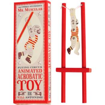 Rex London - Дървена акробатична играчка - Мистър Мускул (25027_1)