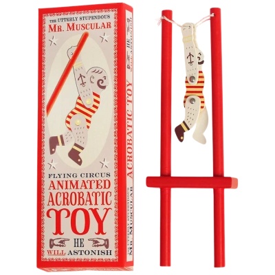 Rex London - Дървена акробатична играчка - Мистър Мускул (25027_1)