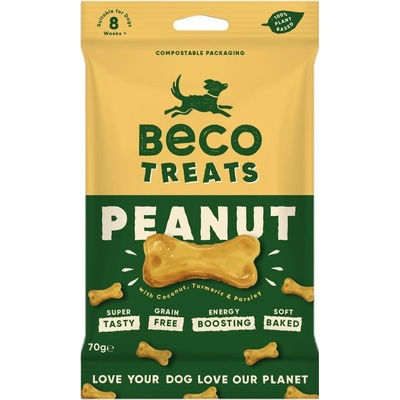 Beco Treats Odměna pro psy Peanut 70 g