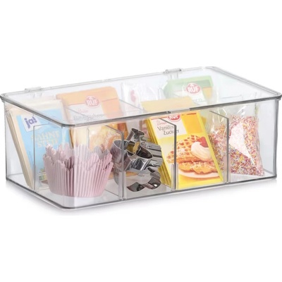 Zeller Present Organizér na čaj úložný box, 8 přihrádek FACHER, 27,5 x 16,5 x 9,5 cm