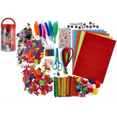 Teddies Креативен комплект за създаване в пластмасова кутия 21x12см