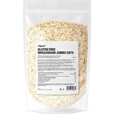 Vilgain Celozrnné ovsené jumbo vločky bezlepkové 750 g