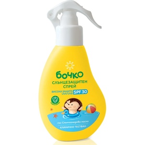 БОЧКО Слънцезащитен спрей Бочко - SPF30, 150 ml - baby