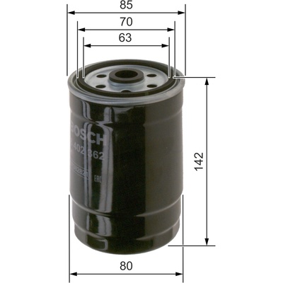 Palivový filter BOSCH F 026 402 362 (F026402362)