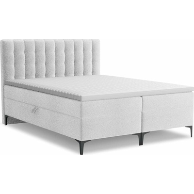 Makamii Puhala boxspring stříbrná