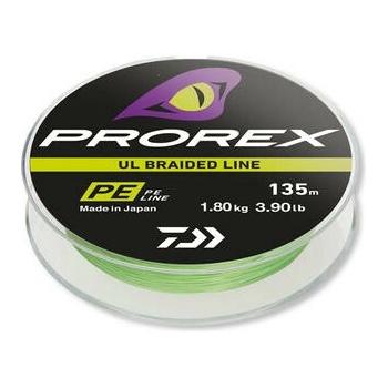 Daiwa Šnúra Prorex UL Finesse Braid 0,6PE 135m 0,08mm 4,3kg