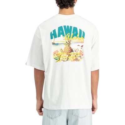 Alpha Industries tričko pánske Hawaii Aloha Backprint T-Shirt White