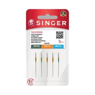 Jehly Singer 2045 - 70/10, 80/12, 90/14 - 5 ks - Stretch – Sleviste.cz