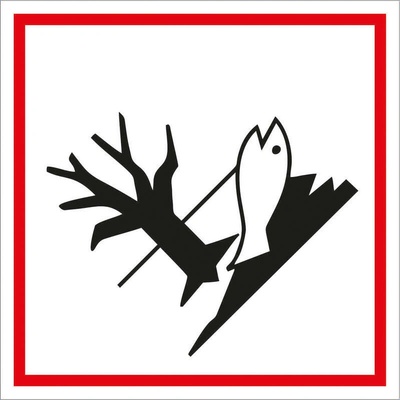Walteco Symbol GHS 09 – NEBEZPEČENSTVO 100x100mm, samolepka Množstvo: 1 ks , 20139