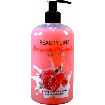 Beauty Line tekuté mydlo Granátové jablko a citron pumpa 500 ml